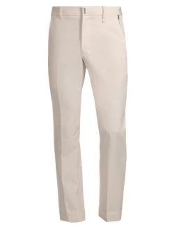 Givenchy Slim-Fit Dress Trousers For Men Dark Brown