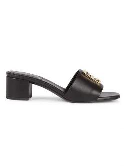 Givenchy 4G Leather Mule Sandals