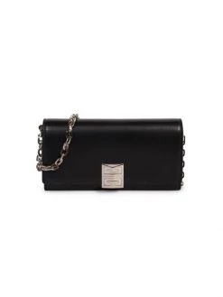 Givenchy Leather Logo Wallet-On-Chain Black
