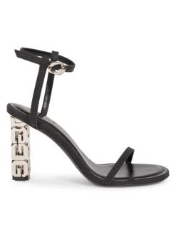 Givenchy G Cube Glitter Sandals