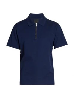 Givenchy Classic-Fit Quarter-Zip Polo Shirt For Men