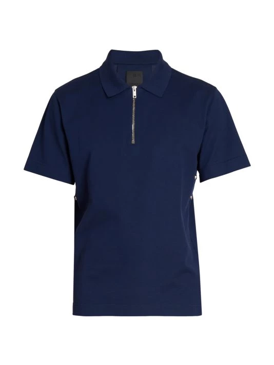 Givenchy Classic-Fit Quarter-Zip Polo Shirt For Men