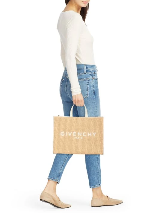 Givenchy Medium G-Tote Raffia Shopper - Image 2
