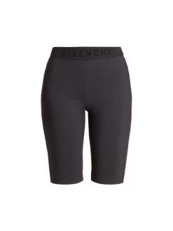Givenchy Jacquard Logo Waist Bike Shorts