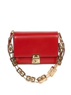 Givenchy Cube Chain Leather Crossbody Bag