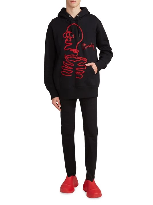 Givenchy Logo-Embroidered Hoodie For Men - Image 2