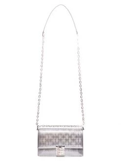 Givenchy Small 4G Metallic Leather Chain Crossbody Bag