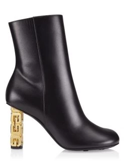 Givenchy G Cube 85 Leather Ankle Boots