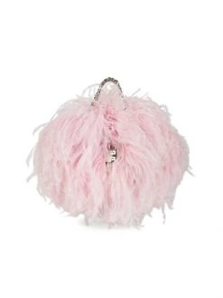Givenchy Kenny Ostrich Feather Top Handle Bag