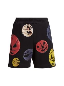 Givenchy Printed Cotton Jogging Shorts For Men