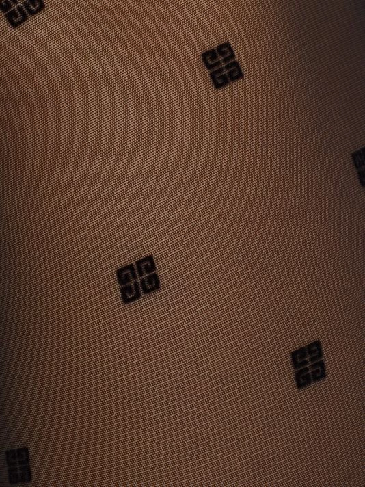 Givenchy Sheer Jacquard Logo Tights - Image 3