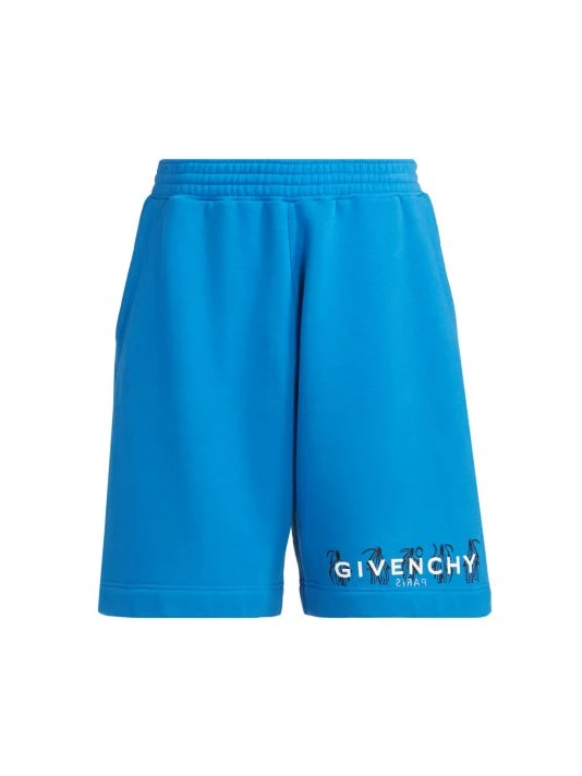 Givenchy Logo Boxy-Fit Jogging Shorts For Men