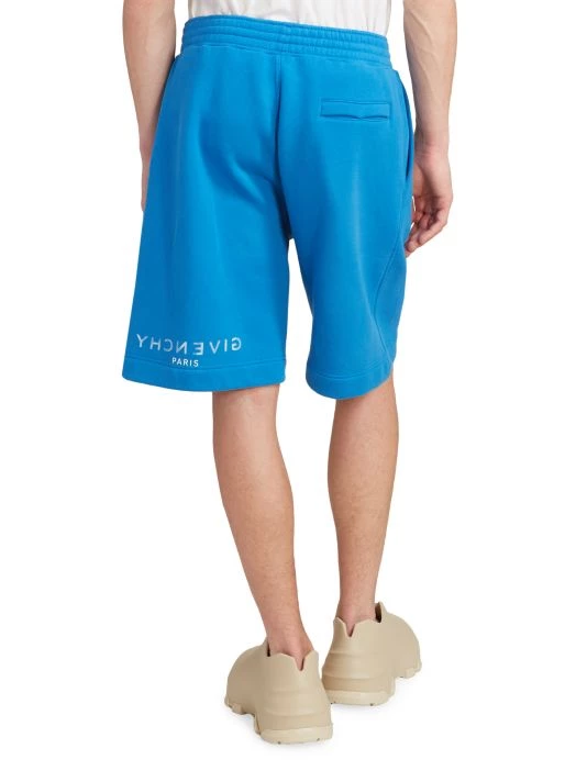 Givenchy Logo Boxy-Fit Jogging Shorts For Men - Image 5