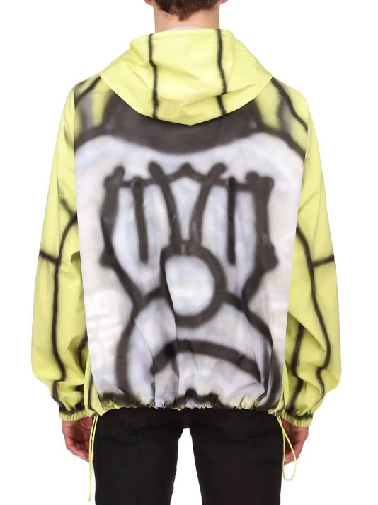 Givenchy Printed Raglan Windbreaker Jacket For Men - Image 2