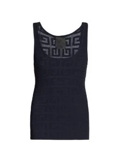 Givenchy Sheer Logo Tank Top
