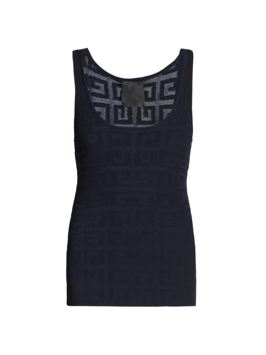 Givenchy Sheer Logo Tank Top