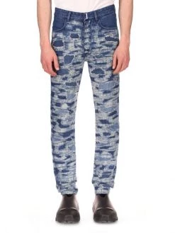 Givenchy Slim-Fit Five-Pocket Patch Jeans For Men