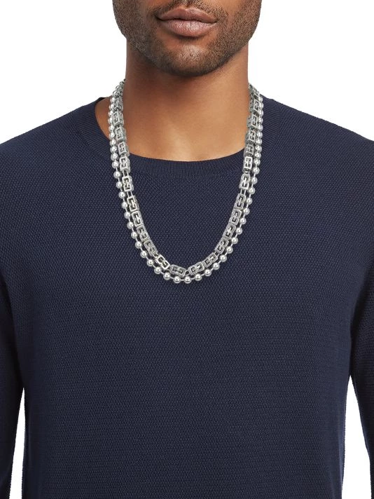 Givenchy Ball Chain Charm Necklace For Men - Image 2