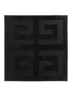 Givenchy Square Monogram Print Towel Ivory