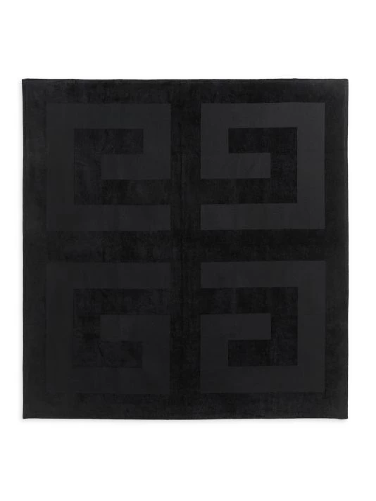 Givenchy Square Monogram Print Towel Ivory - Image 2