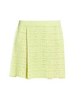 Givenchy Logo Knit Mini Skirt