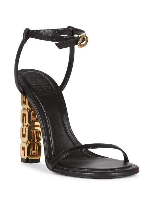 Givenchy GCube Leather Sandals - Image 2