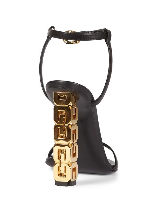 Givenchy GCube Leather Sandals - Image 3