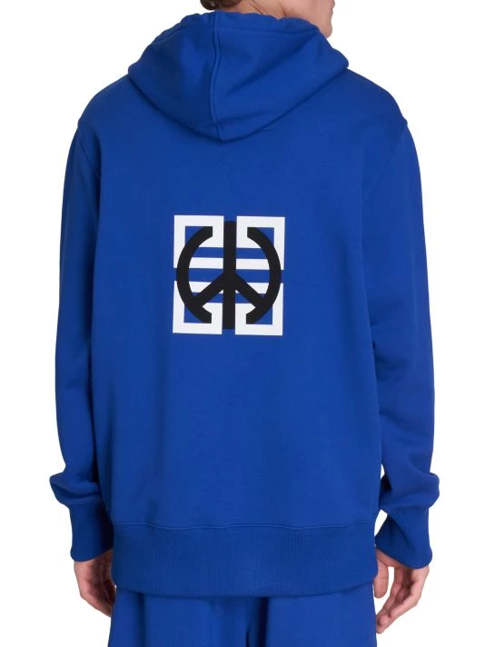 Givenchy Classic Fit Branding Bonded Hoodie For Men - Image 5