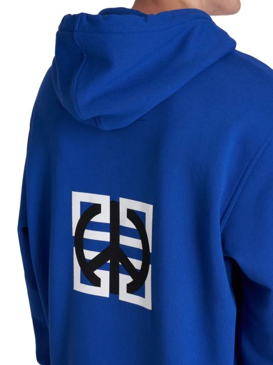 Givenchy Classic Fit Branding Bonded Hoodie For Men - Image 6