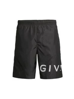 Givenchy Logo Swim Shorts For Men Black