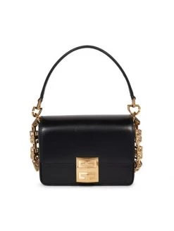 Givenchy Cube Chain Leather Crossbody Bag Dark Red