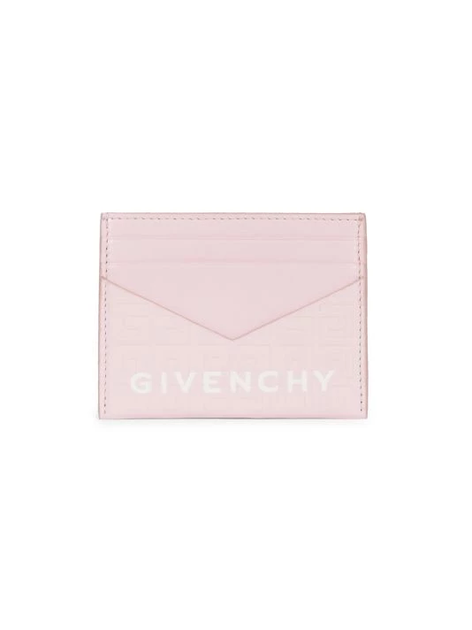 Givenchy G-Cut Leather Cardholder Blossom Pink - Image 5