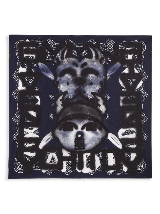 Givenchy Cotton Printed Scarf For Men