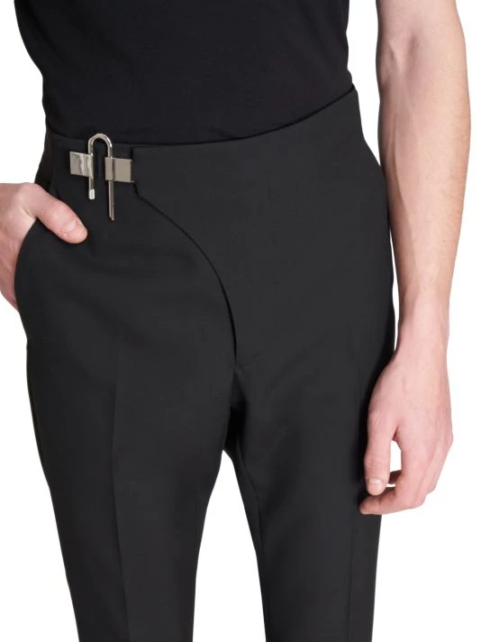 Givenchy Slim-Fit U-Lock Pants For Men - Image 6