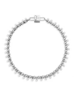 Givenchy 4 G Pearl Necklace For Men