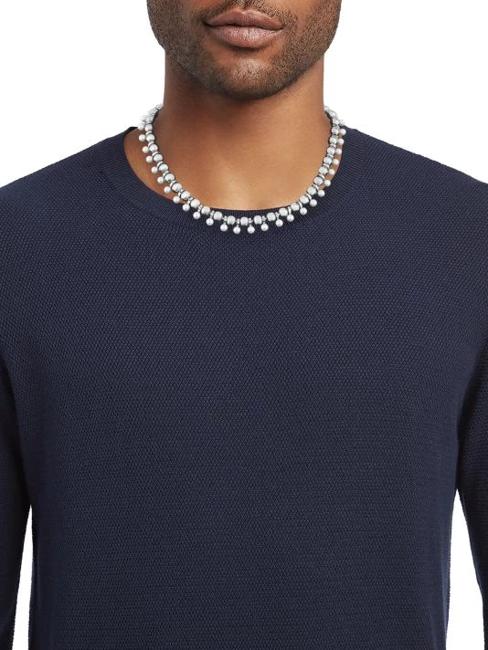 Givenchy 4 G Pearl Necklace For Men - Image 2