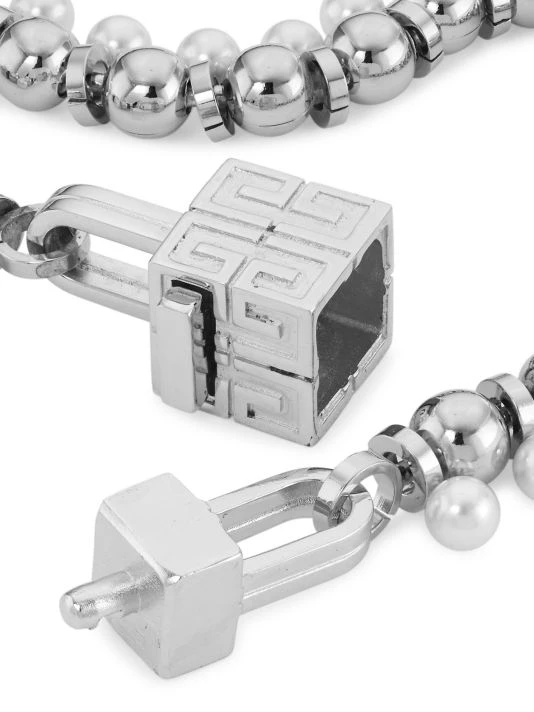 Givenchy 4 G Pearl Necklace For Men - Image 3