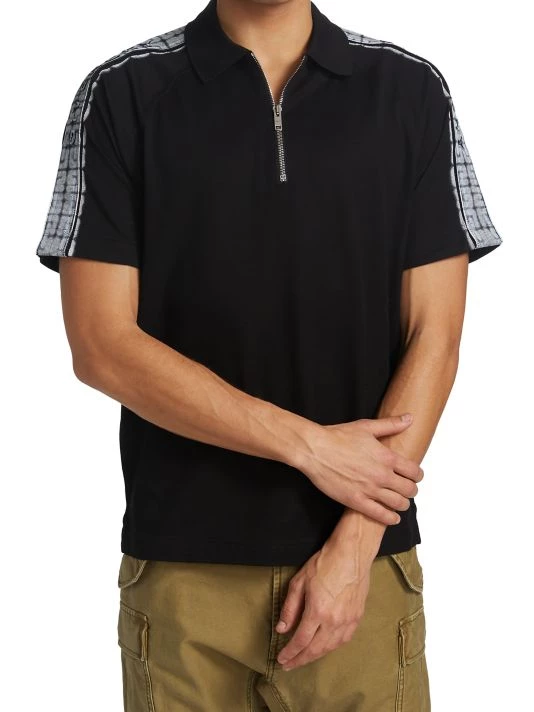 Givenchy 4G Logo Raglan Zip Polo For Men - Image 3