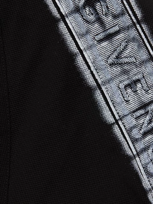 Givenchy 4G Logo Raglan Zip Polo For Men - Image 7