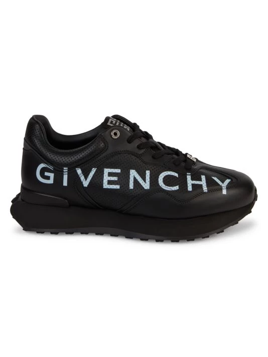 Givenchy Pieced Leather Logo Sneakers For Men