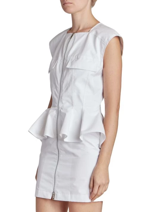 Givenchy Sleeveless Peplum-Waist Minidress - Image 4