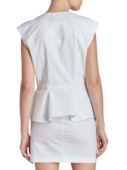 Givenchy Sleeveless Peplum-Waist Minidress - Image 5
