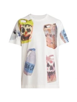 Givenchy Oversized Clown Tank Graphic T-Shirt For Men