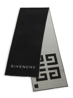 Givenchy Logo Wool-Blend Scarf