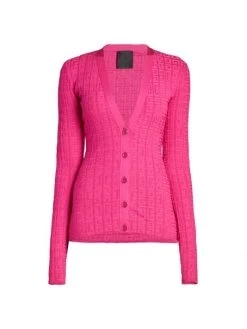 Givenchy Monogram Logo Fitted Cardigan