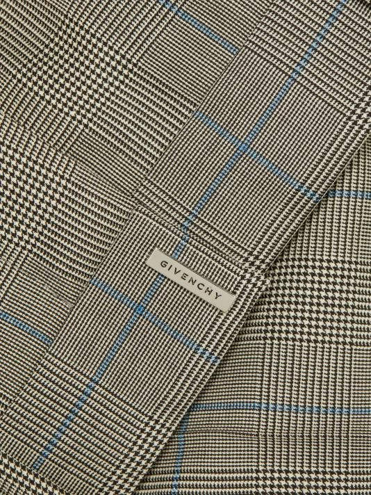 Givenchy Formal Plaid Trousers For Men - Image 7