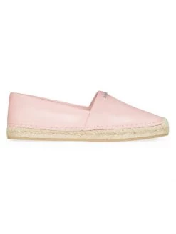 Givenchy Leather Logo Plaque Espadrilles
