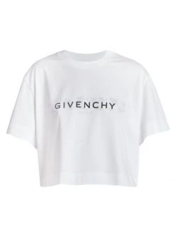 Givenchy Reversible Logo & Palm Tree Graphic T-Shirt