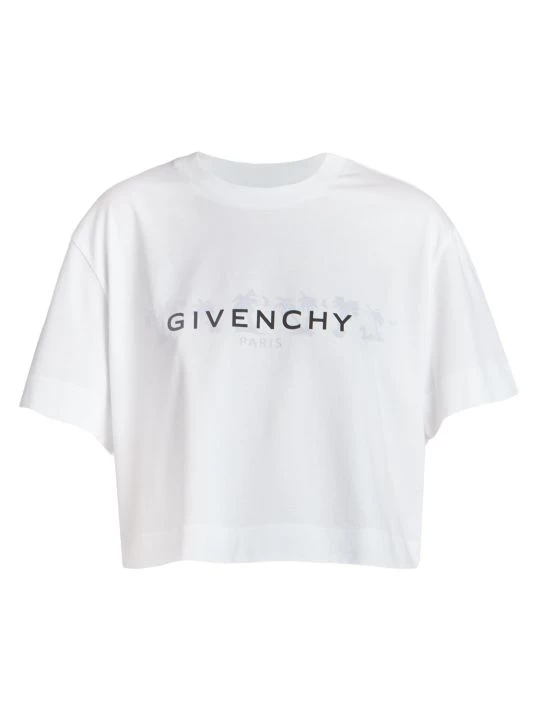 Givenchy Reversible Logo & Palm Tree Graphic T-Shirt