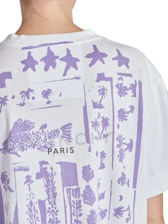 Givenchy Reversible Logo & Palm Tree Graphic T-Shirt - Image 3
